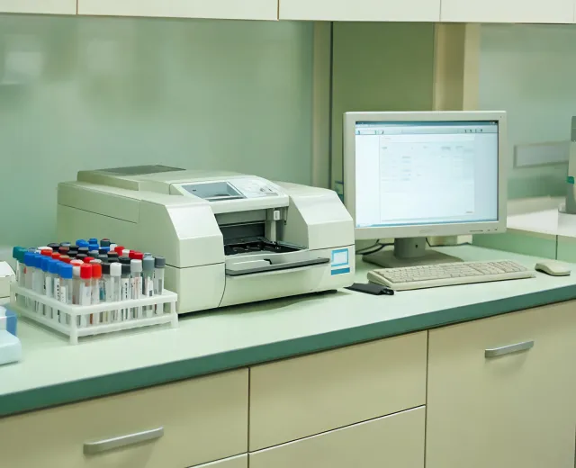Clinical laboratory analyzer bench
